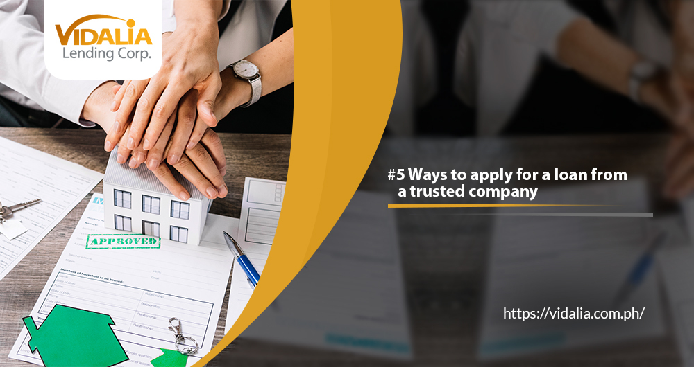 5 Ways to apply for a loan from a trusted company