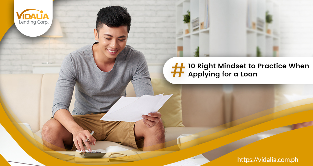 10 Right Mindset to Practice when Applying for a Loan